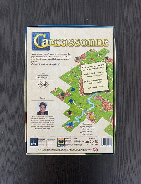 Carcassone Jogo Tabuleiro
