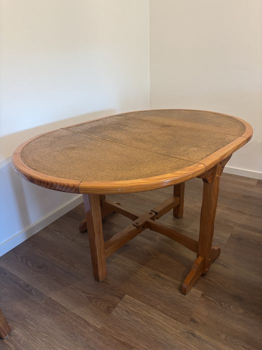 Mesa madeira extensivel