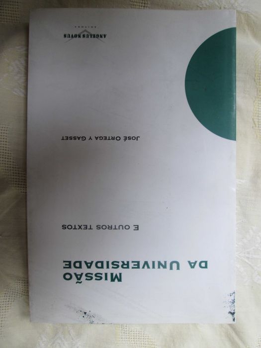 Missão da Universidade e outros Textos, de José Ortega y Gasset