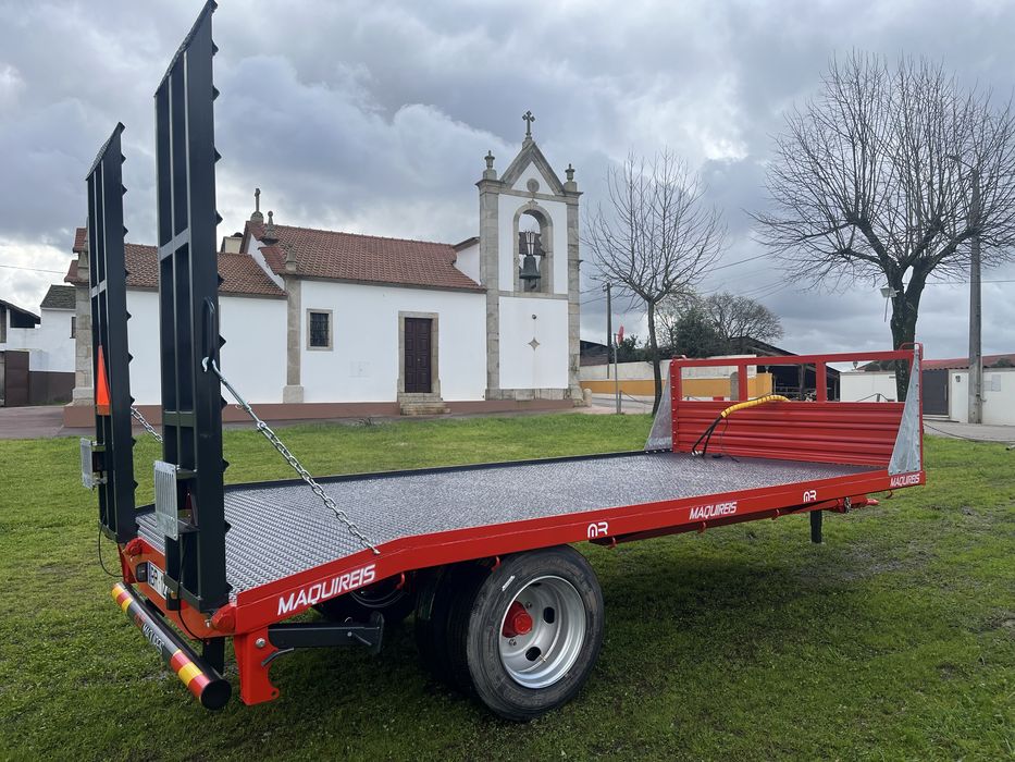 Reboque agricola porta maquinas 6t