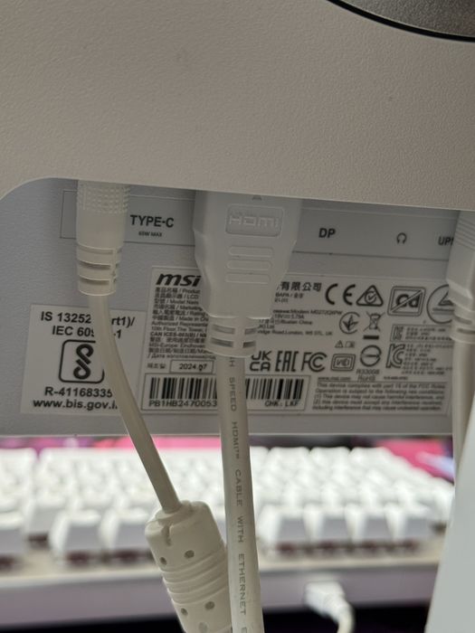 Монітор MSI 27" Modern MD272QXP White / IPS / 100 Гц