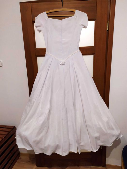 Sukienka ślubna vintage 36 wzrost 165 cm żorżeta