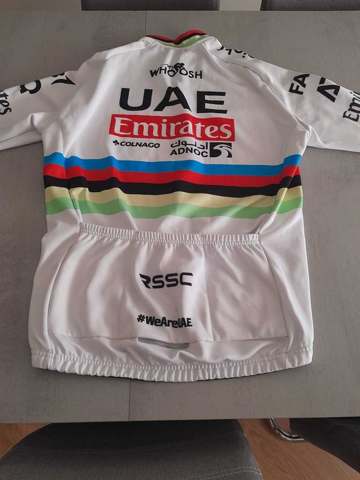 Camisola Ciclismo Campeão do Mundo Pogacar