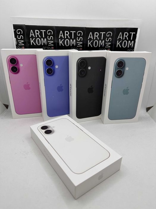 NAJTANIEJ od ARTKOM NOWY iPhone 16 128GB Black 2890zł MegaHIT!