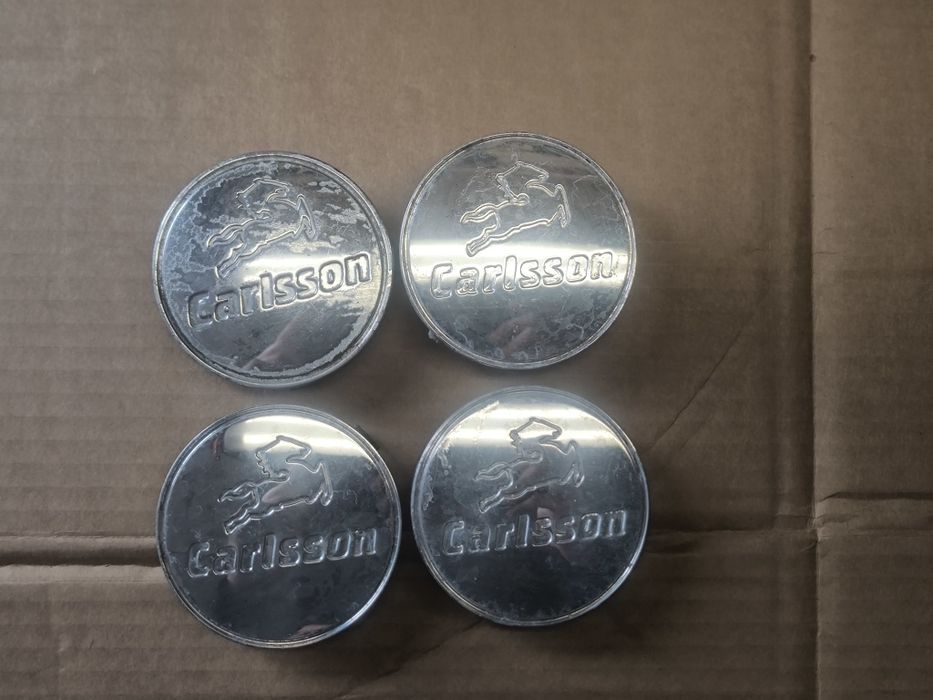 4x Dekielki Carlsson 75mm metalowe