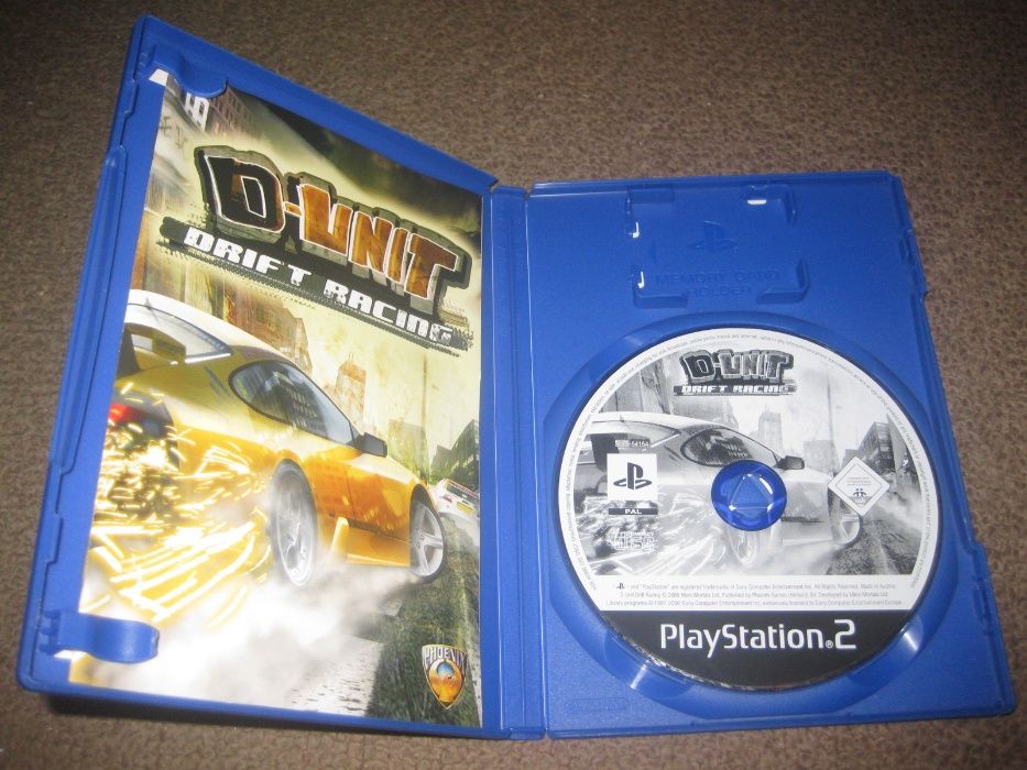 Jogo "D-Unit Drift Racing" PS2/Completo!