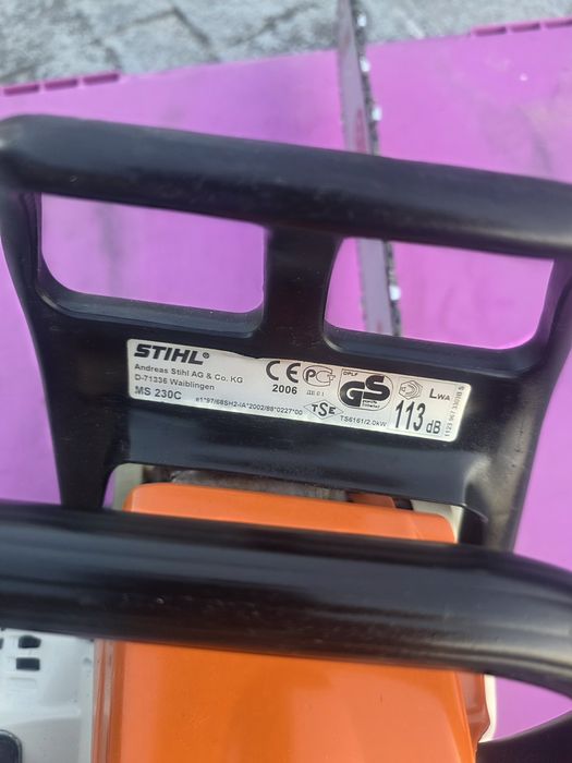 Piła spalinowa Stihl Ms 230c ergostar  2.7km