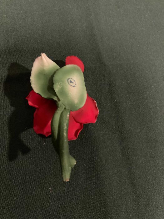 Rosa vermelha decoração * Capodimonte