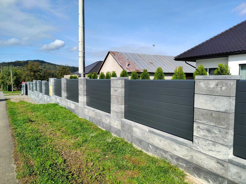 Nowoczesne Ogrodzenia Aluminiowe na wymiar. PRODUKCJA, MONTAŻ