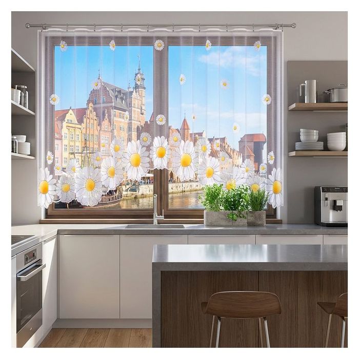 Firanka Stokrotka 300 x 150 cm DomoweTekstylia | WN26S9 150