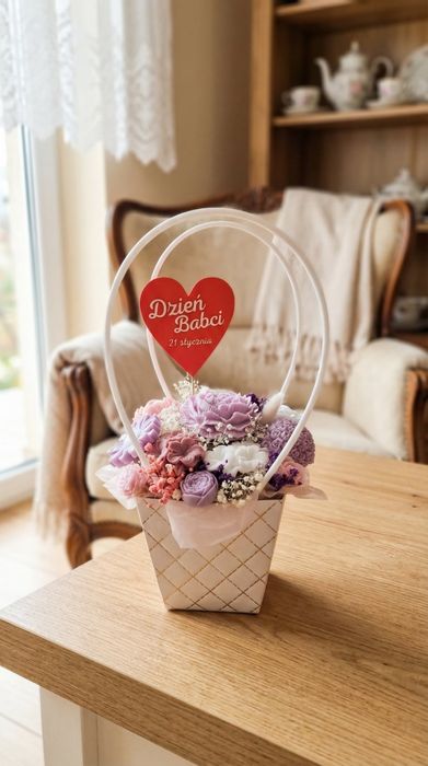 Dzień Babci i Dziadka Flowerboxy mydlane