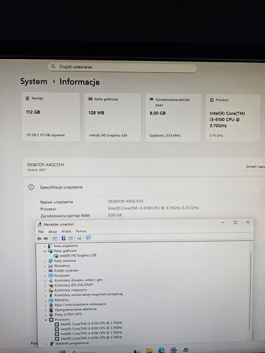 Komputer Stacjonarny Dell Vostro d19m