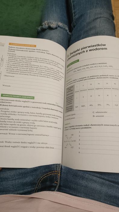 Karty pracy chemia