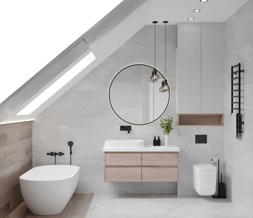 Nowoczesny dom z cegły klinkierowej z remontem | bez pozwolenia MSWiA