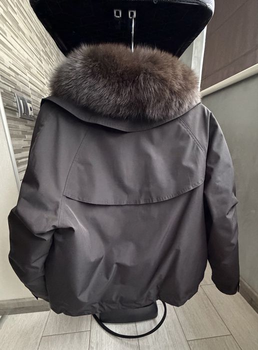 Парка з натуральним хутром