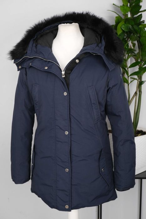 Belstaff gruba puchowa parka damska kurtka r S
