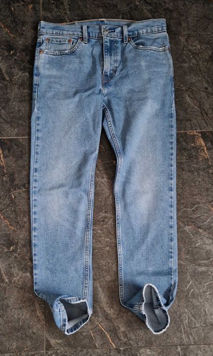 Jeansy damskie proste klasyk blue denim W29L30 LEVIS lEVI'S 512