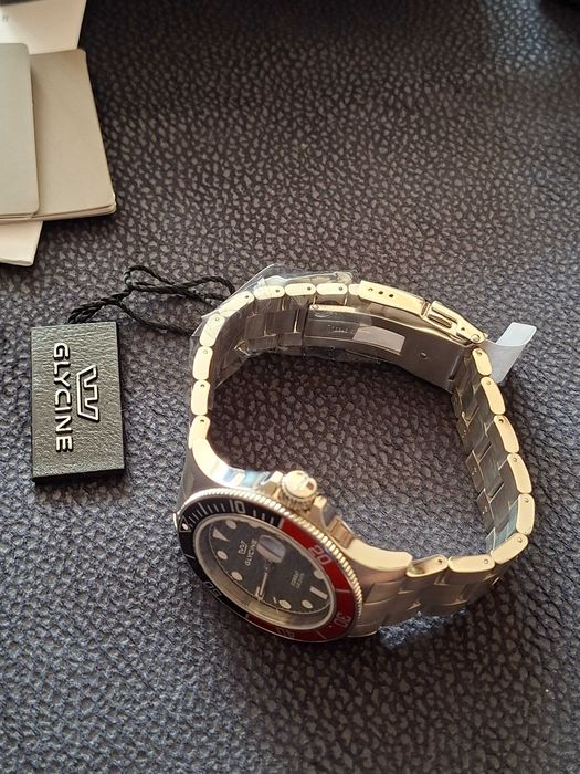 Zegarek męski Glycine Combat Sub Quartz Grey Dial