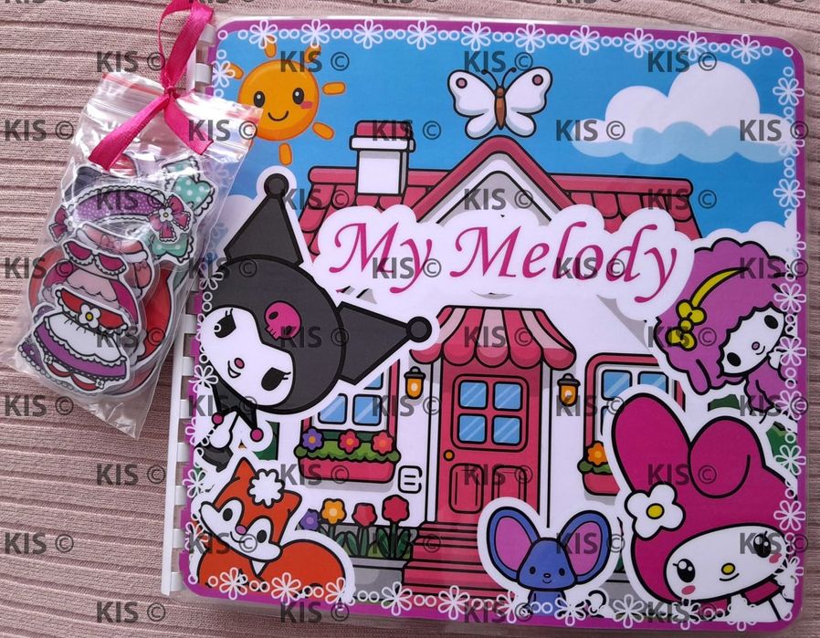 Тока Бока Будиночок "My Melody" Дитяча гра альбом на липучках