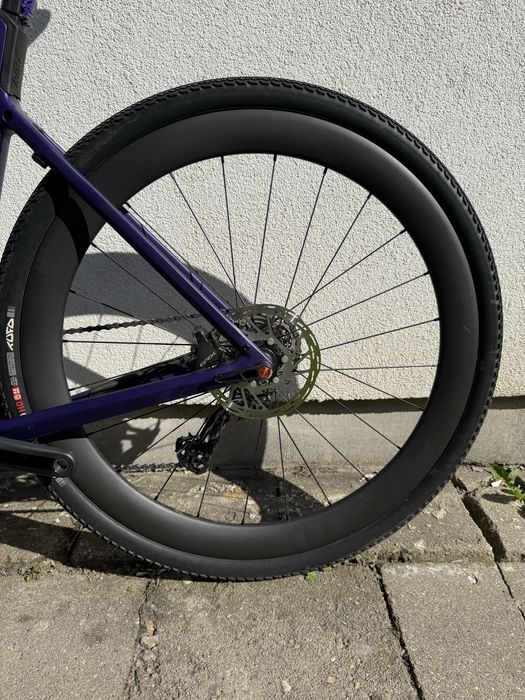 Rower gravel Rose Backroad 57 cm GRX810 deepest purple full carbon