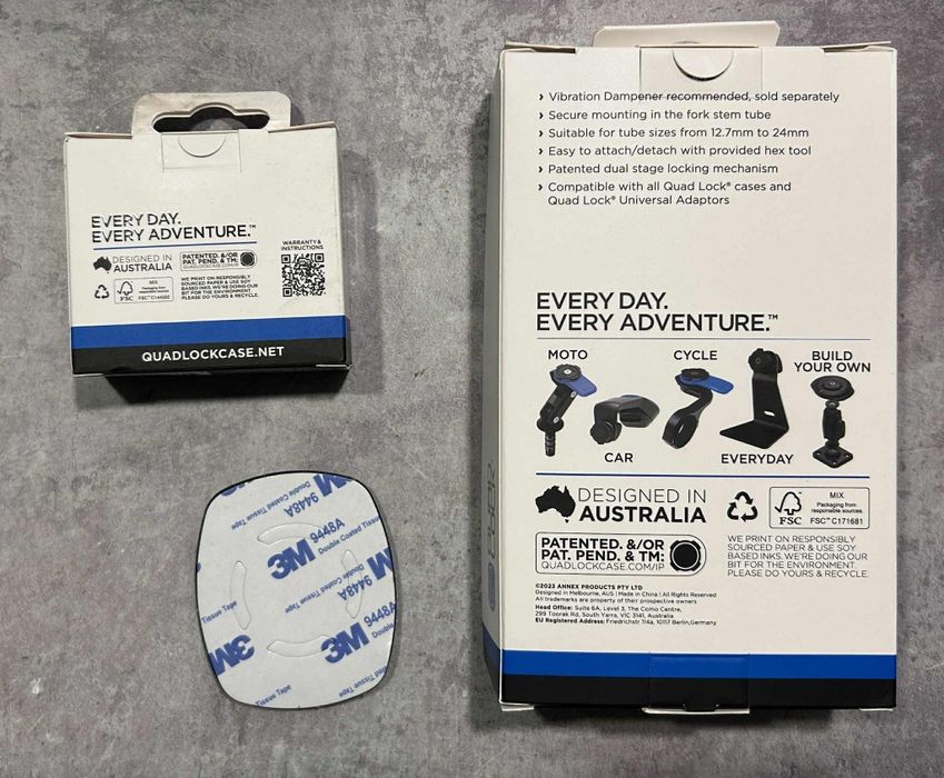 Quad lock zestaw 3w1