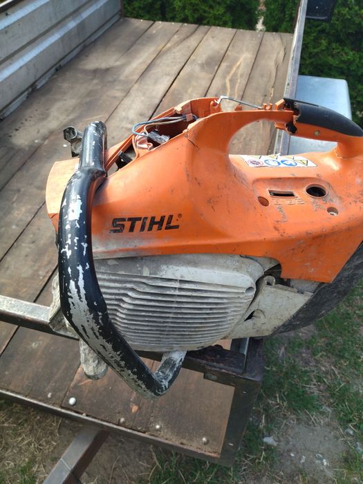Stihl 410 piła do betonu uszkodzona ,przejechana