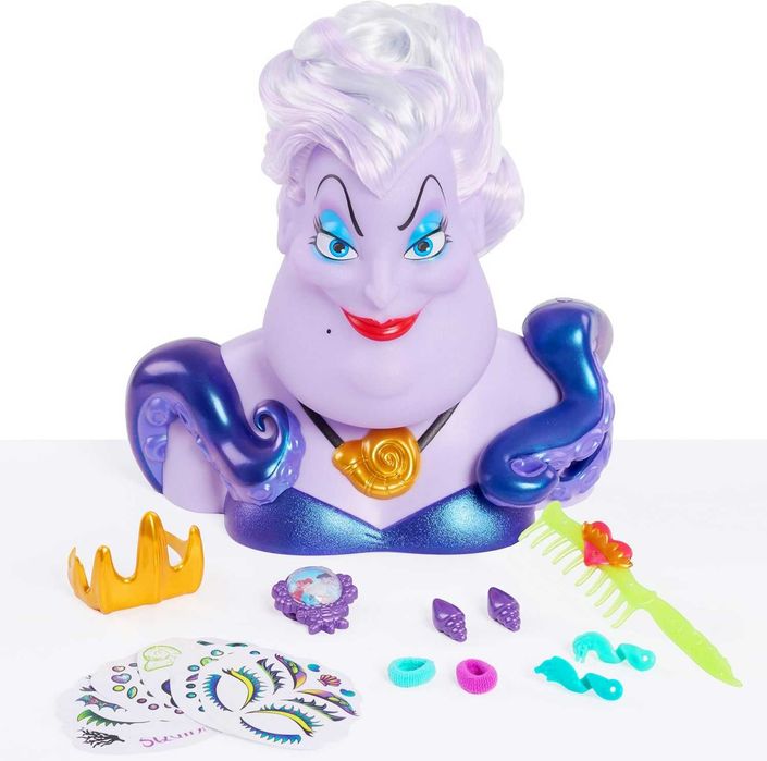 Disney Styling Head Ursula. Дісней голова - манекен Урсула для зачісок