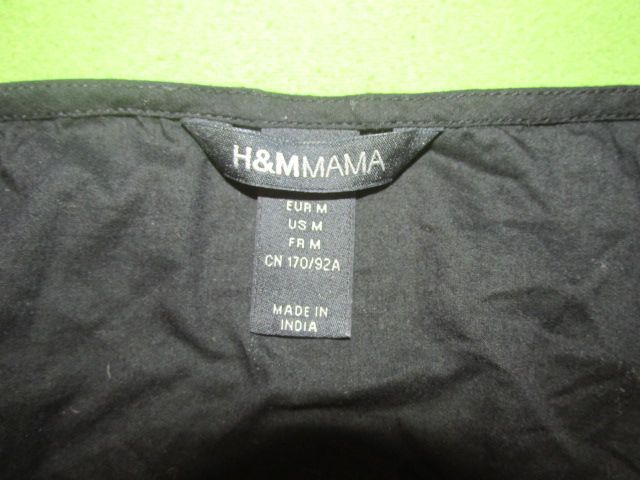 Koszulka ciążowa H&M MAMA t-shirt czarna rozm. M