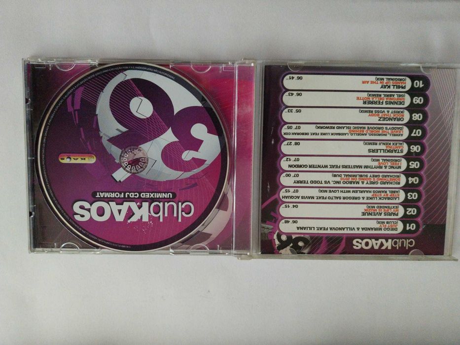 CD "Club Kaos" Unmixed CDJ Format