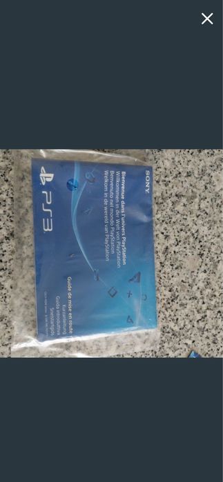 Manual Instrucoes Ps3 selado