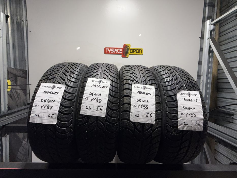 4x Dębica Frigo 2 185/65 R15 zimowe 5.5mm DOT 0122