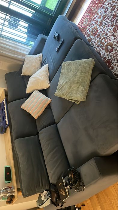 Sofá Cama ChaiseLongue Gato Preto