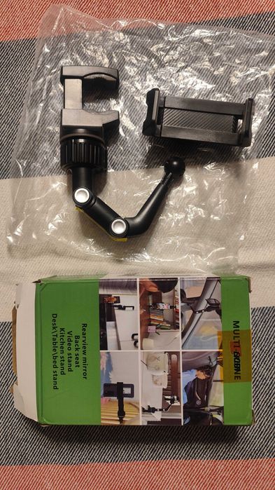 Uchwyt na telefon do lusterka wstecznego