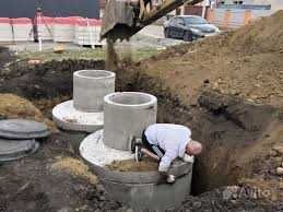 послуги міні екскаватора, копання септики під ключ траншеї