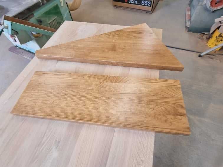 Stopnie ,Trepy , Schody drewniane ,nakładki jesion