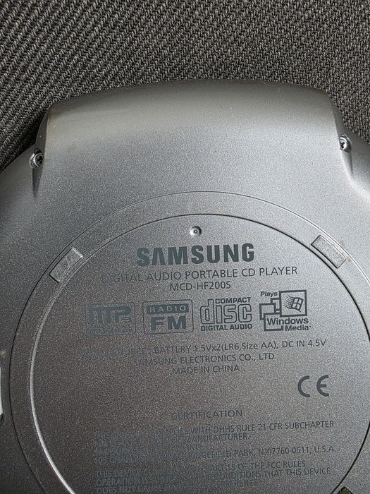 Samsung Digital Portable CD Player MCD-hf200s