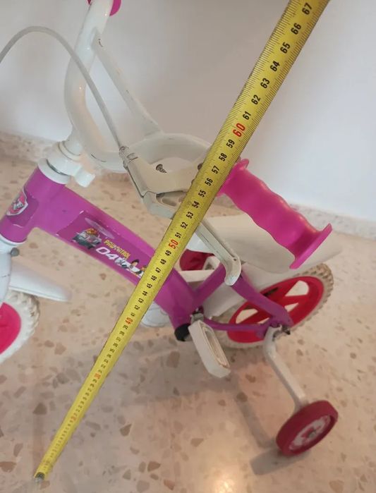 Bicicleta criança Patrulha pata