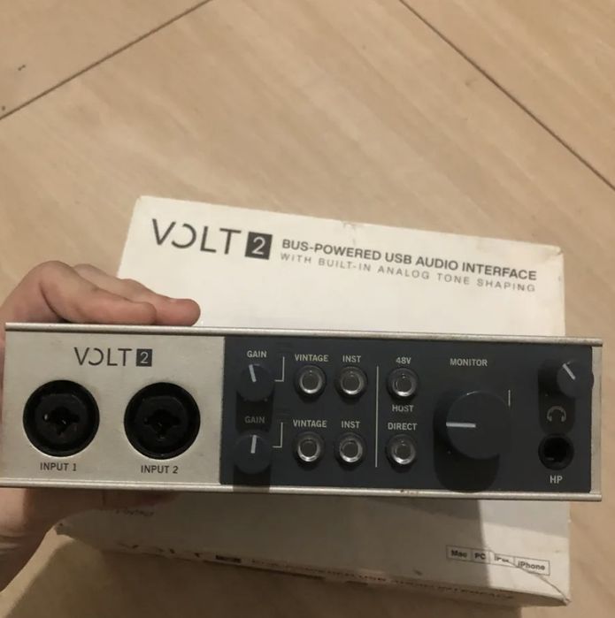 Interface de Áudio VOLT 2 - Universal Áudio