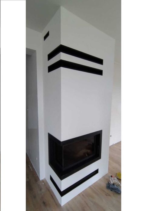 Kominek narożny z montażem Promocja 9490