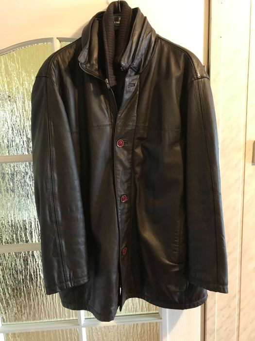 Kurtka skórzana męska