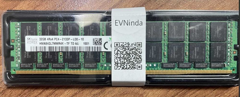 Обмен/продажа серверной памяти Hynix 32GB DDR4 2133 HMA84GL7MMR4N-TF