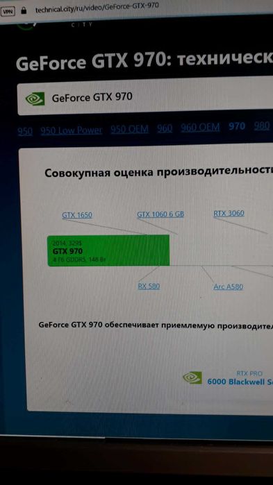 Видеокарта GTX 970 4GB Asus Strix GDDR5 (STRIX-GTX970-DC2-4GD5)