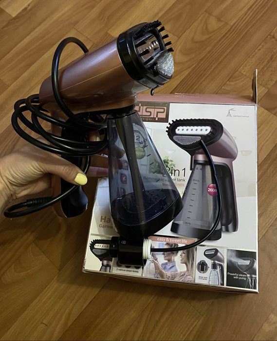 Ручний відпарювач для одягу DSP KD1075 + розпилювач 1500W