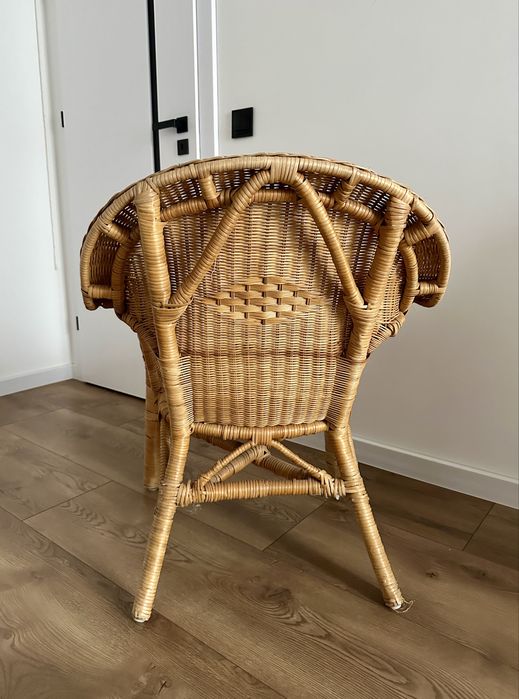 Krzesło/ fotel wiklinowy