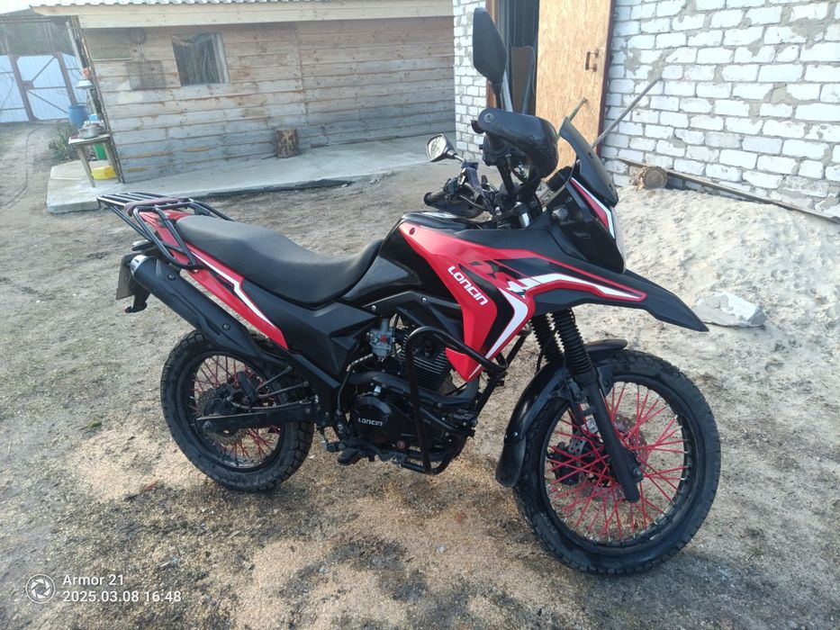 Продам мотоцикл лонсин Lx 200 gy 7a