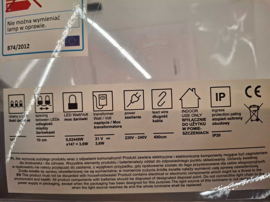 Kurtyna gwiazdki cieple Home and you Nowe