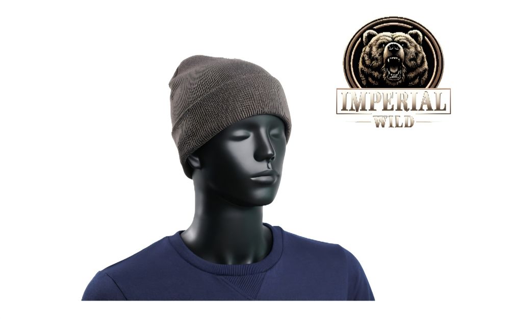 Czapka dziana zimowa