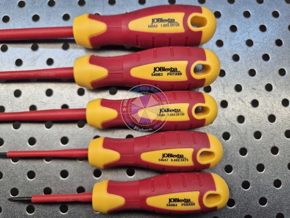 Wkrętaki izolowane 5-el. VDE 1000V śrubokręty izolowane dla elektryka