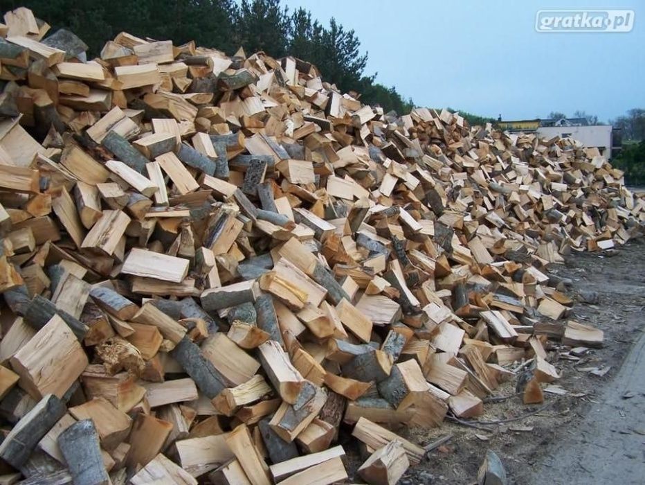 drewno kominkowe opałowe gałęziówka JAWOR JESION DĄB BUK BRZOZA
