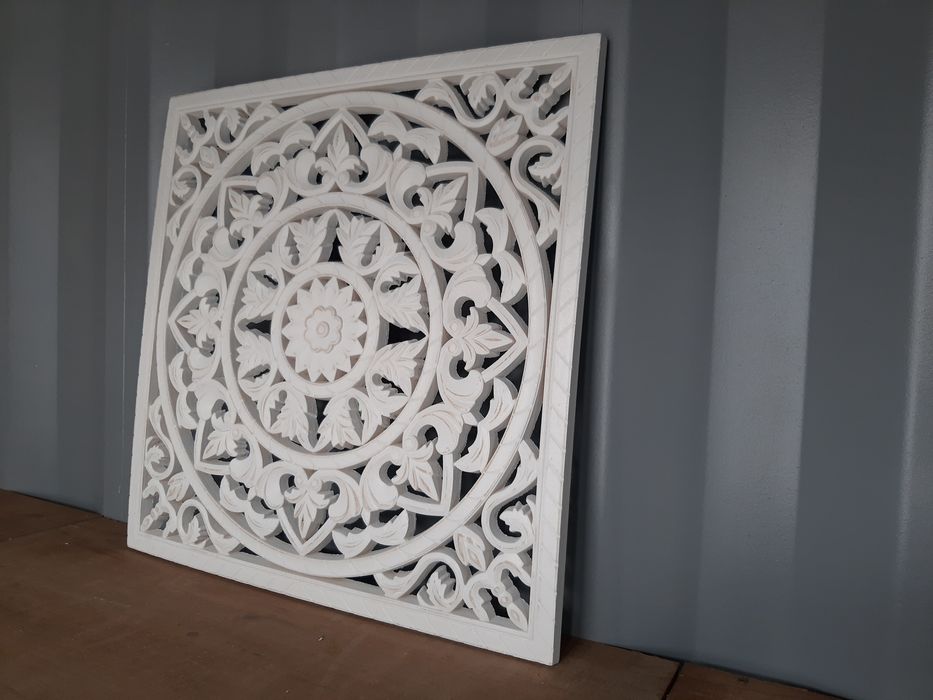 Biały podświetlany dekor ścienny panel dekoracyjny